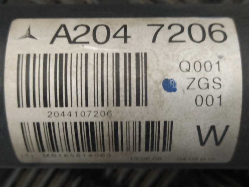 Recambio de transmision central para mercedes-benz clase c (w204) berlina 2.2 cdi cat referencia OEM IAM   