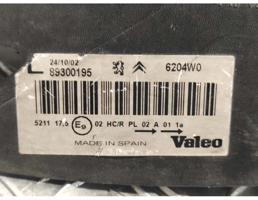 Recambio de faro izquierdo para citroën xsara picasso 2.0 hdi cat (rhy / dw10td) referencia OEM IAM 89300195  