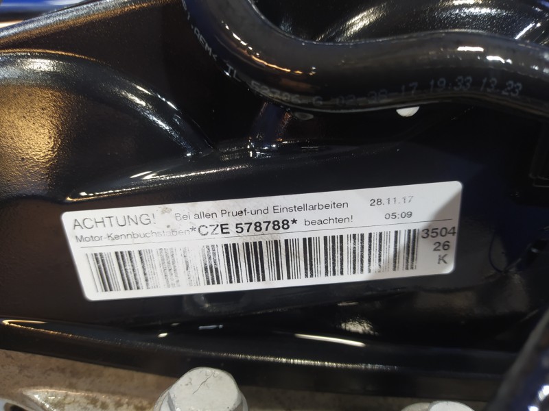 Recambio de motor completo para audi a1 (8xk) 1.4 16v tfsi referencia OEM IAM CZE  
