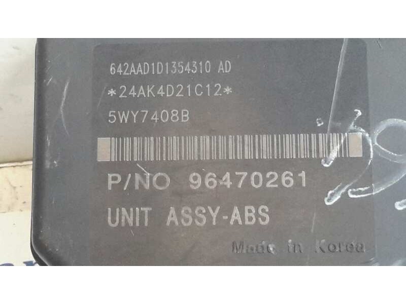 Recambio de abs para daewoo kalos 1.4 cat referencia OEM IAM 96470261  