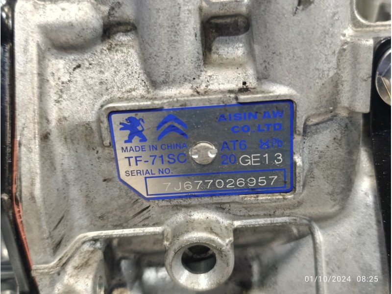Recambio de caja cambios para peugeot 2008 (--.2013) 1.2 12v e-thp referencia OEM IAM TF71SC  