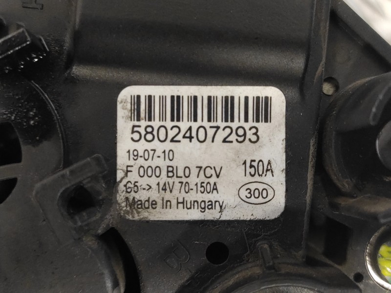Recambio de alternador para fiat ducato 250 33 referencia OEM IAM 5802407293  F000BL07CV