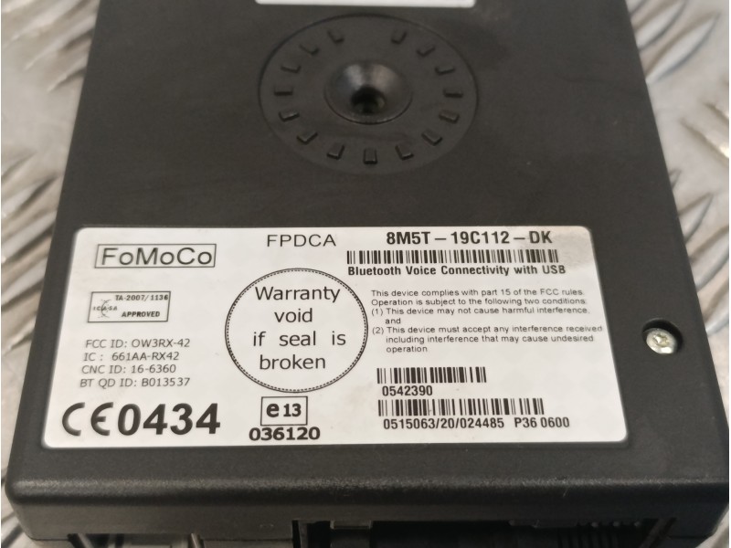 Recambio de modulo electronico para ford fiesta (cb1) 1.6 tdci cat referencia OEM IAM 8M5T19C112DK  