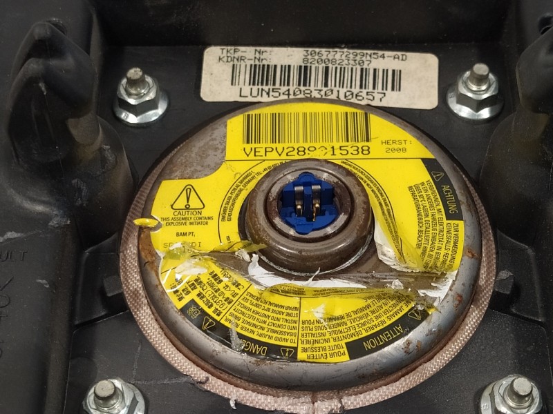 Recambio de airbag delantero izquierdo para dacia sandero básico referencia OEM IAM 8200823307  306777299N54AD