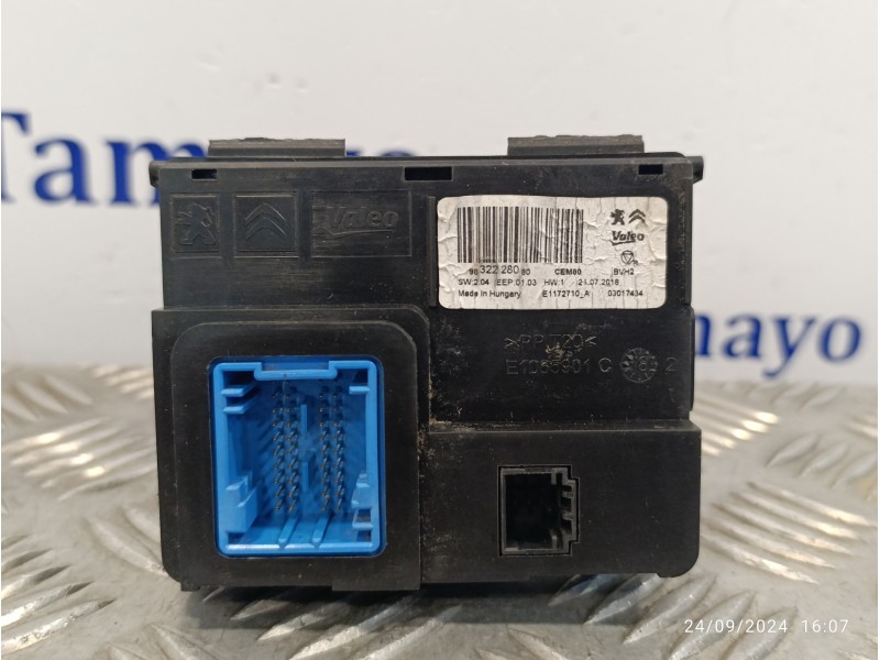 Recambio de modulo electronico para peugeot 308 1.6 blue-hdi fap referencia OEM IAM 9832228080  