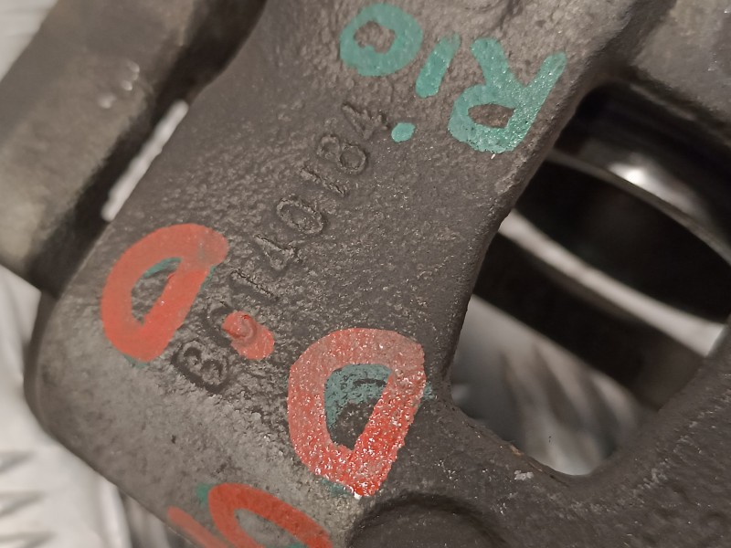 Recambio de pinza freno delantera derecha para kia rio 1.2 cat referencia OEM IAM BC140184  