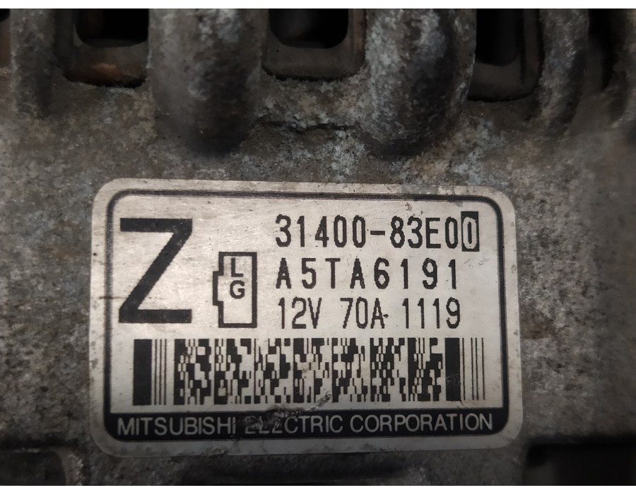 Recambio de alternador para suzuki wagon r+ rb (mm) 1.3 16v cat referencia OEM IAM 3140083E00  A5TA6191