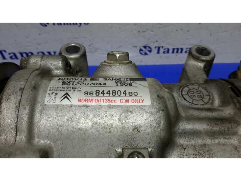 Recambio de compresor aire acondicionado para citroën c3 1.4 16v referencia OEM IAM 9684480480  SD6V121908