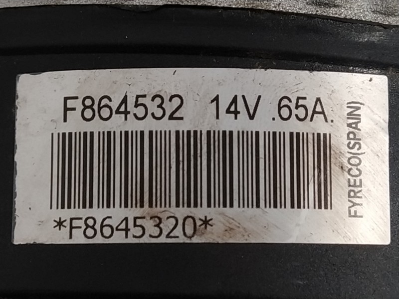 Recambio de alternador para mg serie 200 (rf) 1.8 cat referencia OEM IAM F864532  