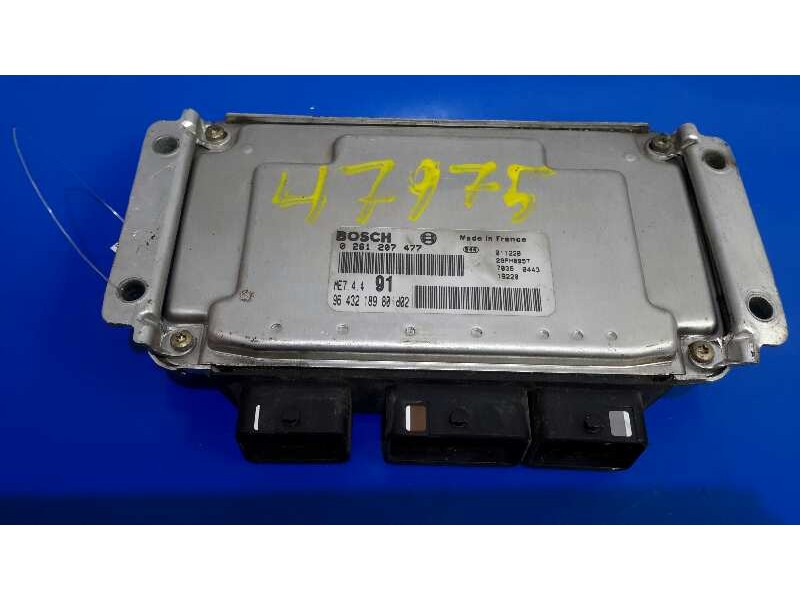 Recambio de centralita motor uce para peugeot 206 cc referencia OEM IAM 0261207477 ME74491 9643218980