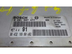 Recambio de centralita motor uce para peugeot 206 cc referencia OEM IAM 0261207477 ME74491 9643218980 2
