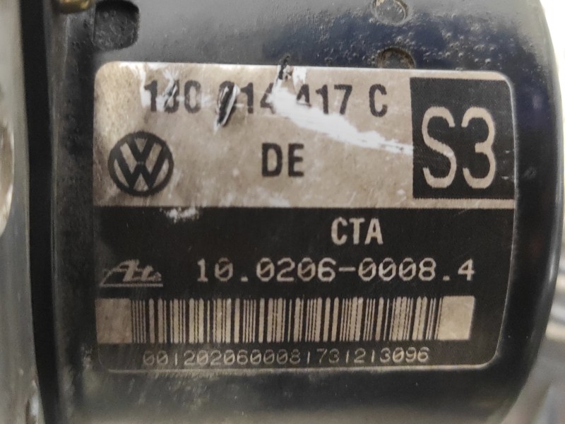 Recambio de abs para volkswagen golf iv berlina (1j1) 1.9 tdi referencia OEM IAM 1J0614417C 1C0907379D 10020600084