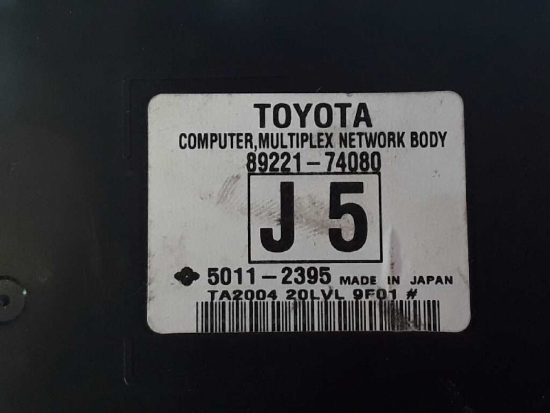 Recambio de centralita bsi para toyota iq 1.0 cat referencia OEM IAM 8922174080 8273074030 501102395