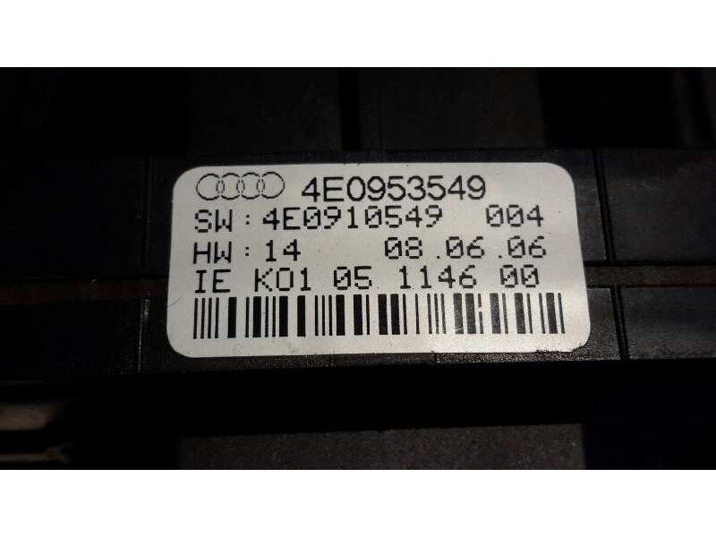 Recambio de mando luces para audi a8 (4e2) referencia OEM IAM 4E0953549 4E0953521 4E0953503B