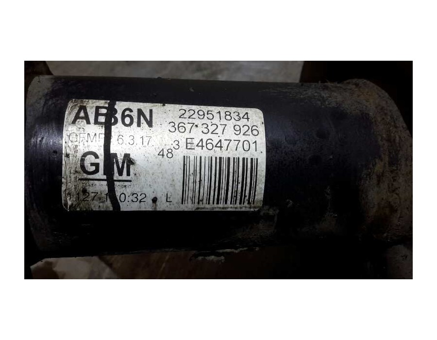 Recambio de amortiguador delantero izquierdo para opel insignia berlina 1.4 16v turbo (bivalent. gasolina / lpg) referencia OEM 