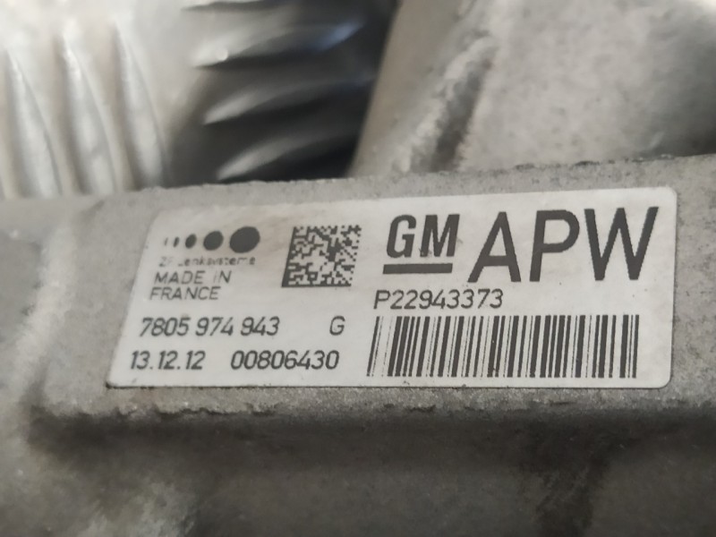 Recambio de cremallera direccion para opel insignia berlina 1.4 16v turbo (bivalent. gasolina / lpg) referencia OEM IAM 78051773