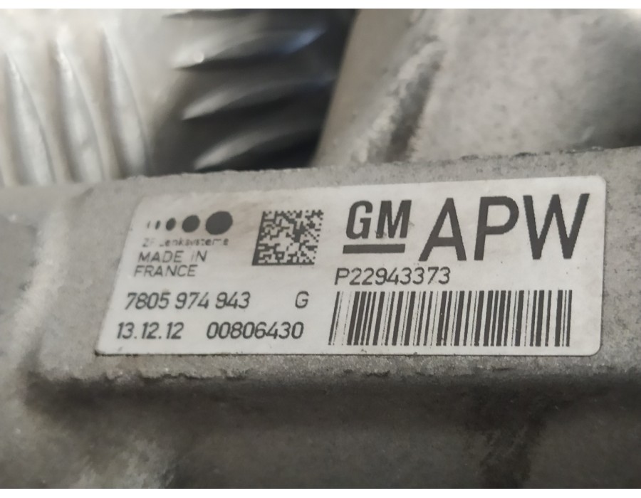Recambio de cremallera direccion para opel insignia berlina 1.4 16v turbo (bivalent. gasolina / lpg) referencia OEM IAM 78051773