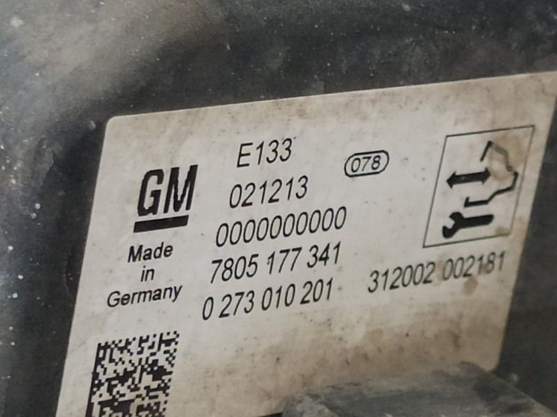 Recambio de cremallera direccion para opel insignia berlina 1.4 16v turbo (bivalent. gasolina / lpg) referencia OEM IAM 78051773