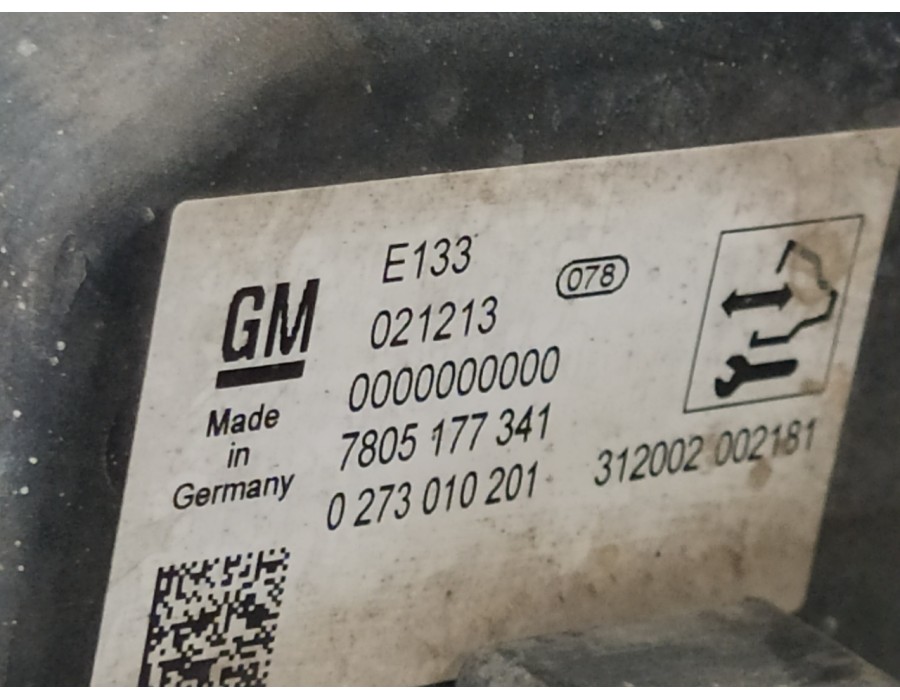 Recambio de cremallera direccion para opel insignia berlina 1.4 16v turbo (bivalent. gasolina / lpg) referencia OEM IAM 78051773