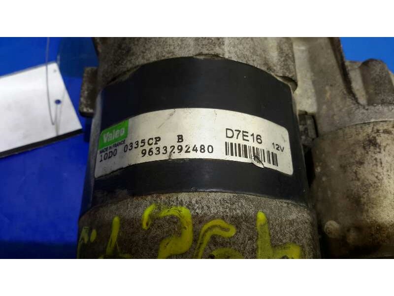 Recambio de motor arranque para peugeot 206 berlina 1.4 referencia OEM IAM 9633292480  
