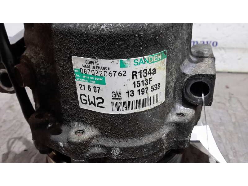 Recambio de compresor aire acondicionado para opel corsa c 1.3 16v cdti cat (z 13 dt / ln9) referencia OEM IAM 13197538  SD6V101