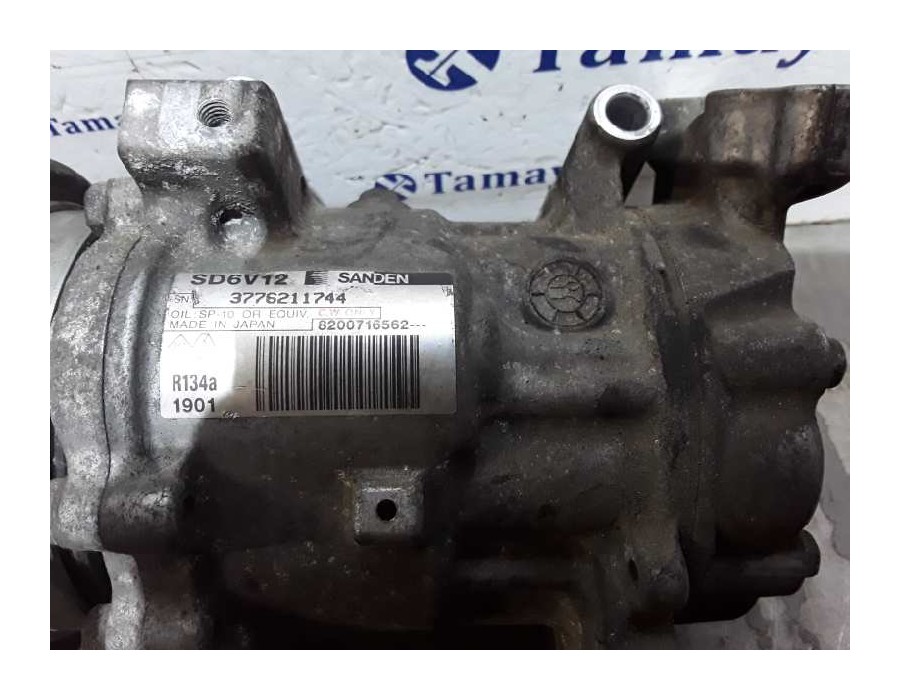 Recambio de compresor aire acondicionado para nissan kubistar (x76) 1.5 dci turbodiesel cat referencia OEM IAM SD6V121901  82007