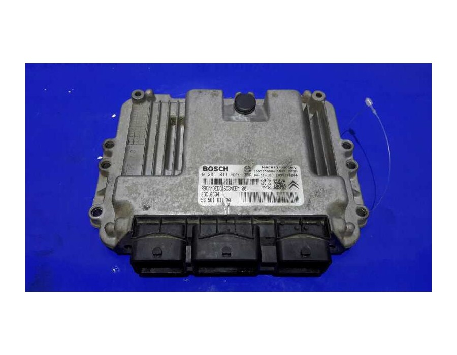Recambio de centralita motor uce para peugeot 307 (s1) 1.6 16v cat referencia OEM IAM 0281011627 EDC16C34 9656161880