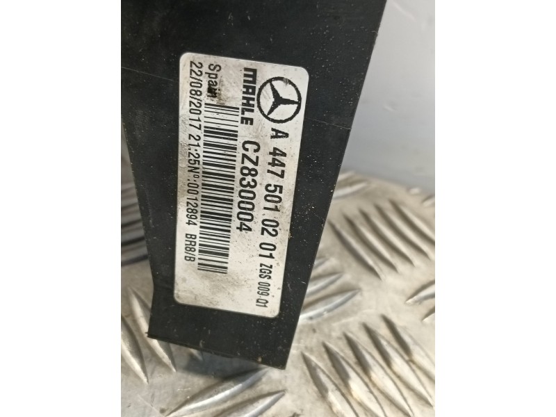 Recambio de radiador agua para mercedes-benz vito mixto (447) referencia OEM IAM A4475010201  