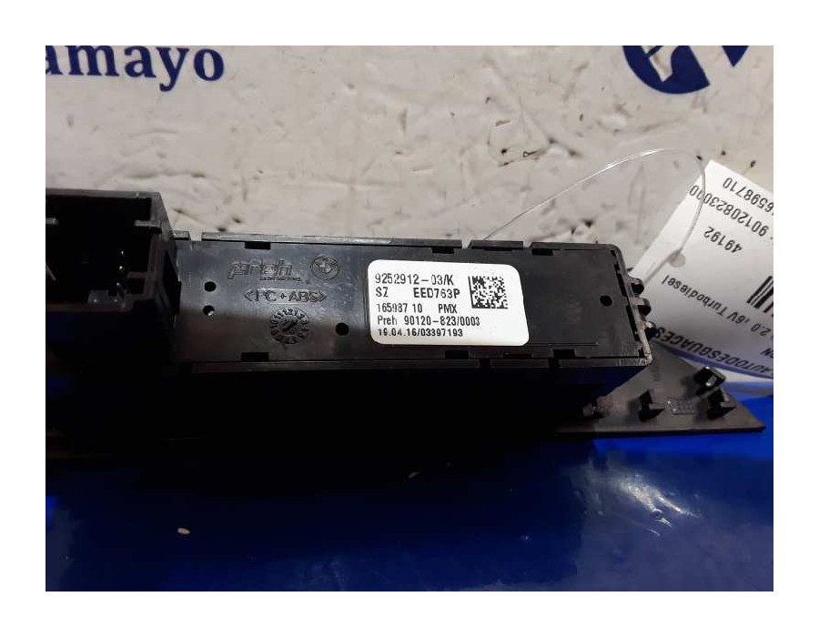 Recambio de mando multifuncion para bmw serie 3 touring (f31) 2.0 16v turbodiesel referencia OEM IAM 925291203K 901208230003 165