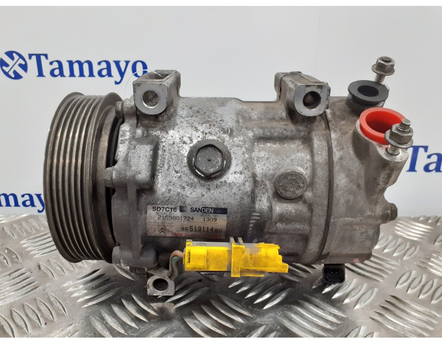 Recambio de compresor aire acondicionado para peugeot 307 (s1) 1.6 16v cat referencia OEM IAM 9651911480  SD7C161309