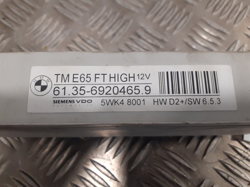 Recambio de centralita cierre para bmw serie 7 (e65/e66) 3.6 v8 32v cat referencia OEM IAM 5WK48002  613569204639