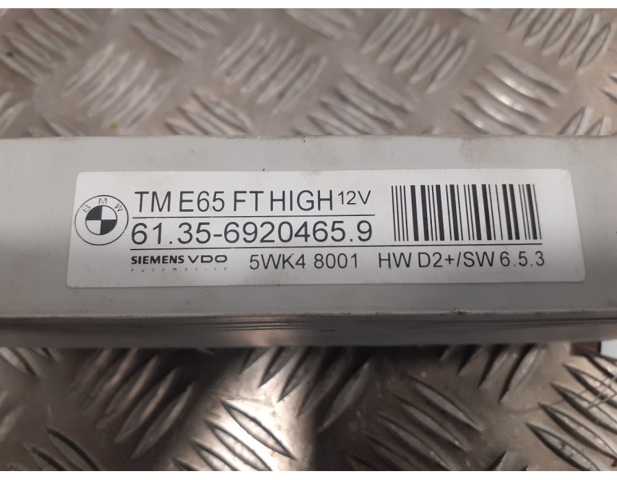 Recambio de centralita cierre para bmw serie 7 (e65/e66) 3.6 v8 32v cat referencia OEM IAM 5WK48002  613569204639
