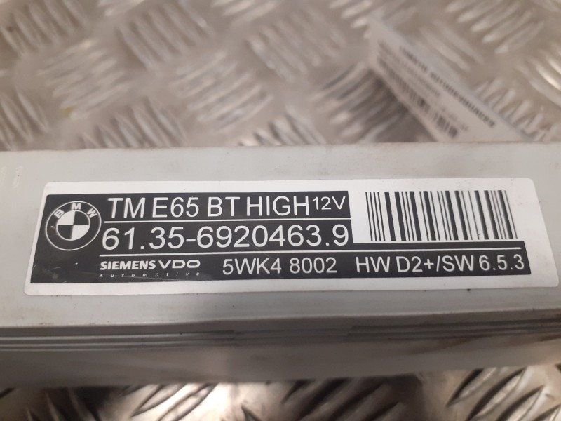 Recambio de modulo electronico para bmw serie 7 (e65/e66) 3.6 v8 32v cat referencia OEM IAM 5WK48001  613569204639
