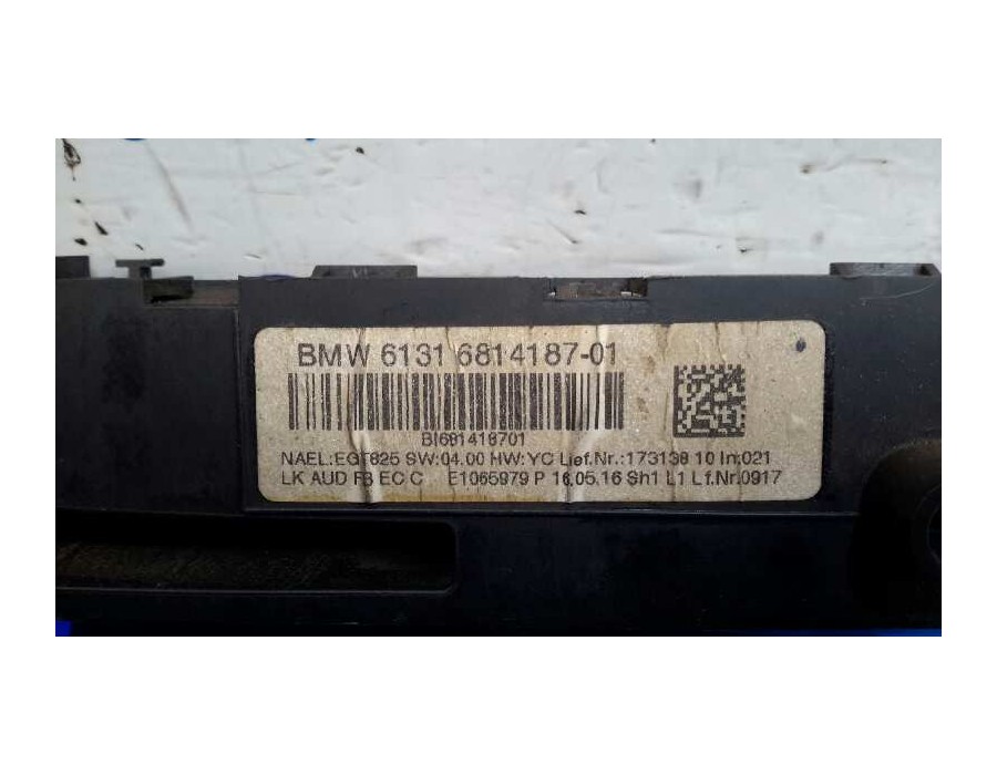 Recambio de sistema audio / radio cd para bmw serie 3 touring (f31) 2.0 16v turbodiesel referencia OEM IAM 61316814187  