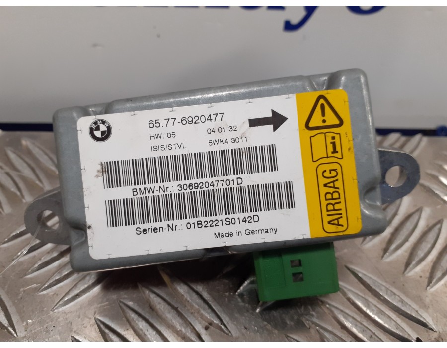 Recambio de centralita airbag para bmw serie 7 (e65/e66) 3.6 v8 32v cat referencia OEM IAM 65776920477  30692047701D