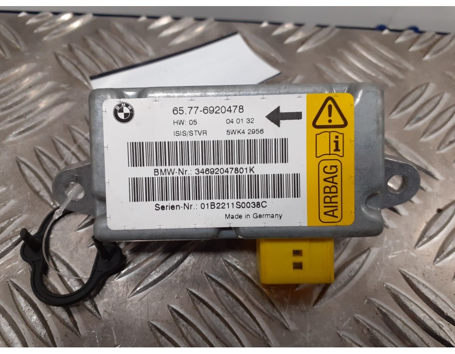 Recambio de centralita airbag para bmw serie 7 (e65/e66) 3.6 v8 32v cat referencia OEM IAM 65776920478  34692047801K