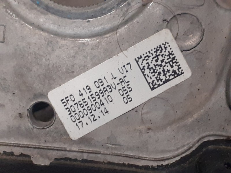 Recambio de volante para seat leon (5f1) 1.6 tdi referencia OEM IAM 5F0419091L  