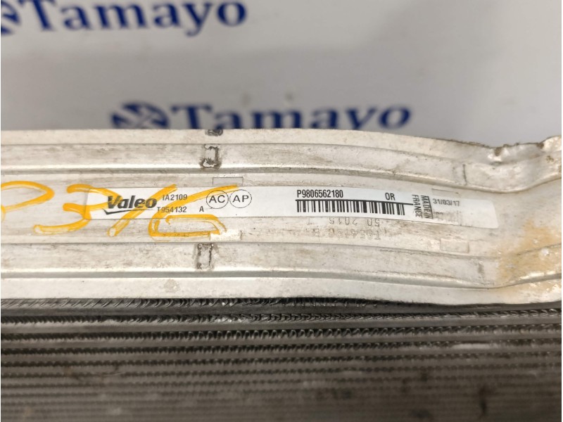Recambio de intercooler para toyota proace referencia OEM IAM P9806562180 T954132 IA2109