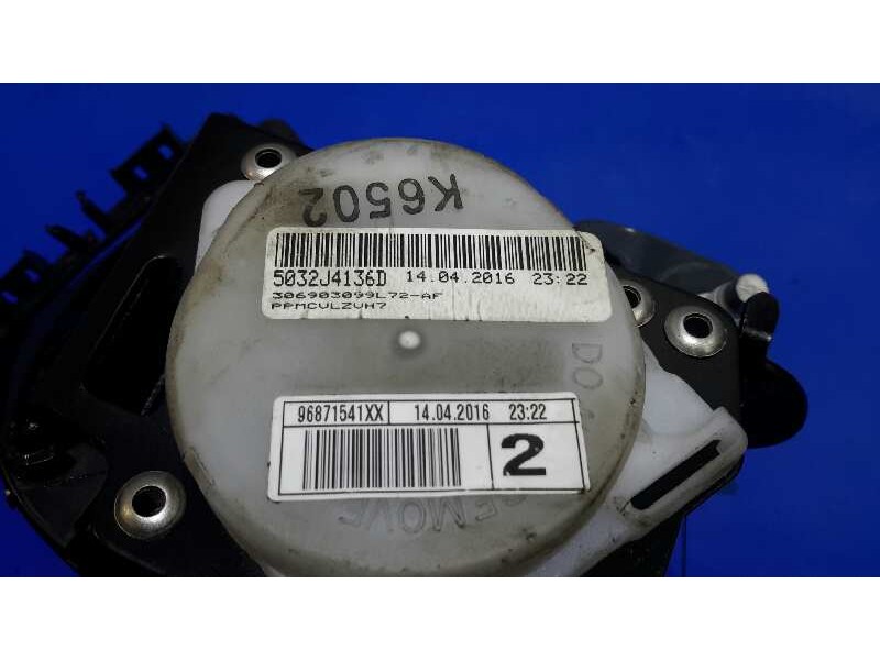 Recambio de cinturon seguridad trasero izquierdo para citroën c4 lim. live edition referencia OEM IAM 96871541XX  5032J4136D