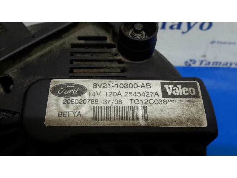 Recambio de alternador para ford fiesta (cb1) 1.4 tdci cat referencia OEM IAM 8V2110300AB  TG12C038