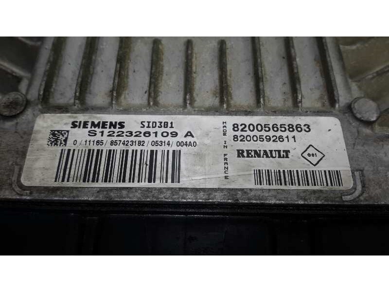 Recambio de centralita motor uce para renault scenic ii referencia OEM IAM S122326109A SID301 8200565863