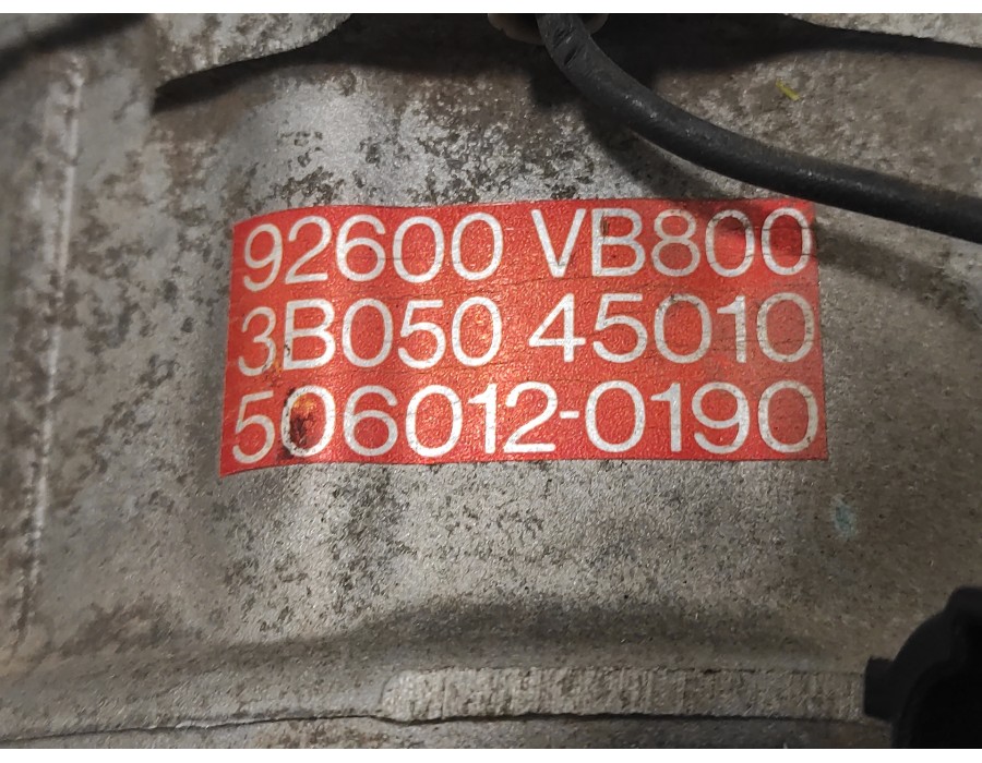 Recambio de compresor aire acondicionado para nissan terrano/terrano.ii (r20) 3.0 td cat referencia OEM IAM 92600VB800 506012019