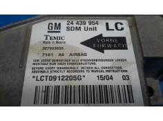 Recambio de centralita airbag para opel corsa c 1.2 16v cat (z 12 xe / lw4) referencia OEM IAM 24439954  327963935 2