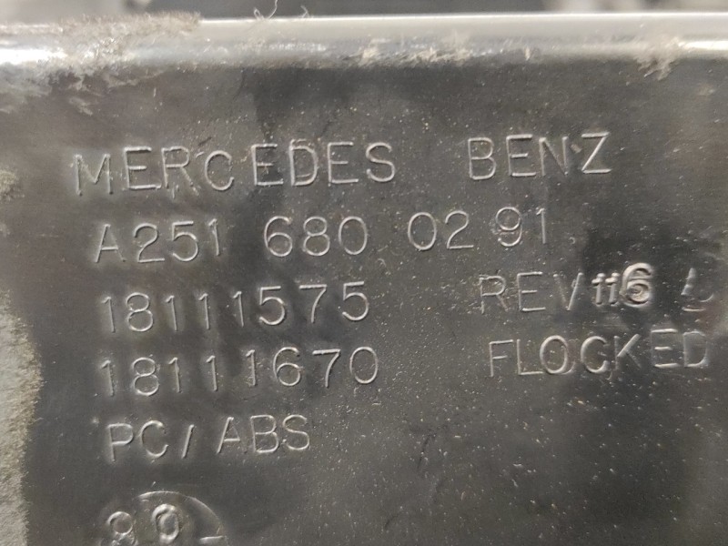Recambio de guantera para mercedes-benz clase r (w251) 3.0 cdi cat referencia OEM IAM A2516800291  