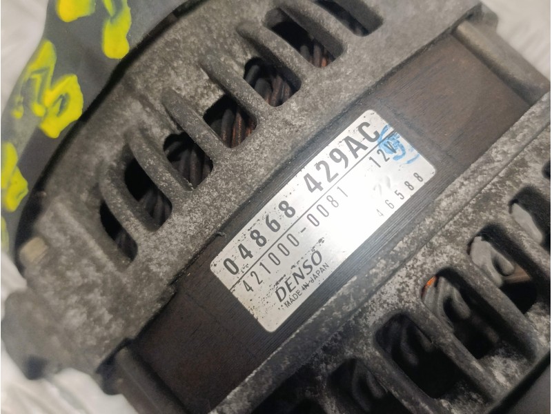 Recambio de alternador para chrysler voyager (rg) 2.5 crd cat referencia OEM IAM 04868429AC  4210000081