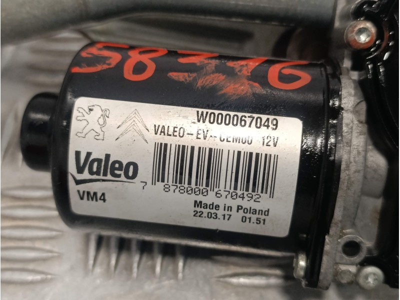 Recambio de motor limpia delantero para toyota proace referencia OEM IAM W000067049 W000068782 W000068783