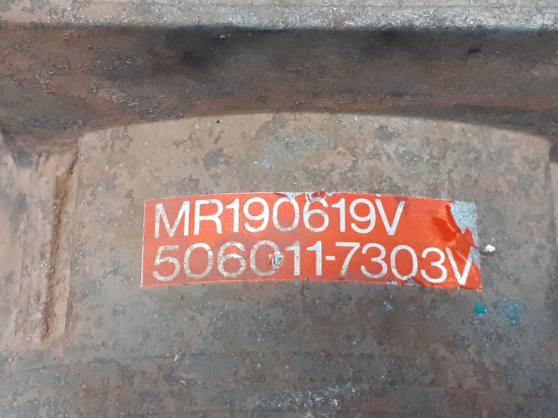 Recambio de compresor aire acondicionado para mitsubishi l 200 (k6/7) referencia OEM IAM MR190619V  5060117303V