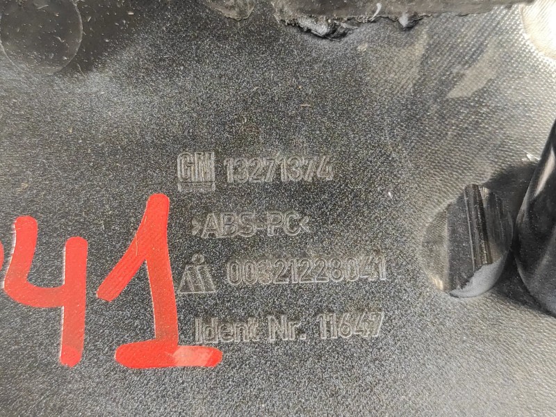 Recambio de maneta exterior porton para opel astra j lim. enjoy referencia OEM IAM 13271374 11320900 00321228041