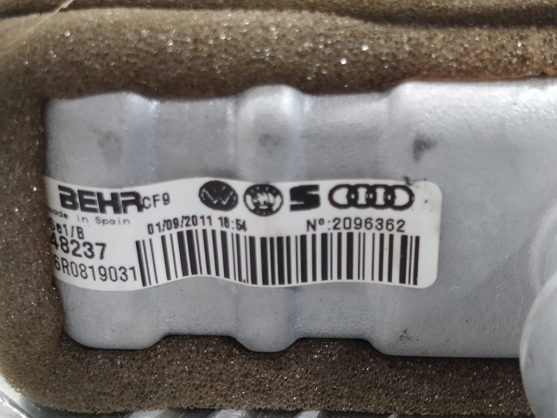 Recambio de radiador calefaccion / aire acondicionado para seat ibiza (6j5) 1.6 16v referencia OEM IAM 6R0819031  