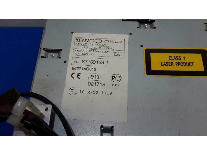 Recambio de sistema navegacion gps para subaru legacy berl. b13 (bl) 3.0 cat referencia OEM IAM 86271AG010  Y34162271